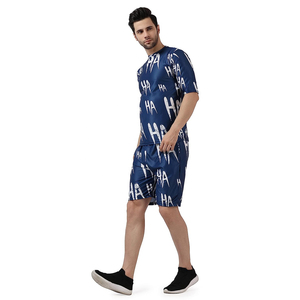 Conjunto de Dos Piezas de Ropa Deportiva de Verano con Logotipo Personalizado, Pantalones Cortos y Camiseta de Algodón para Hombre - Product Image 3