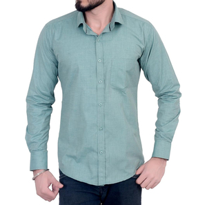 Camisa Casual de Franela de Manga Larga para Hombre, Mezcla de Alto Rendimiento, Tejido que Absorbe la Humedad, Diseñada para un Estilo de Vida Activo, Frescura Durante Todo el Día - Product Image 1