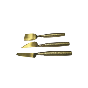 Luxury 3-Piece Rose Gold Stainless Steel <b>Cheese</b> <b>Knife</b> <b>Set</b> With Elegant White Marble Handles Premium Kitchen Serving Tools - Product Image 3
