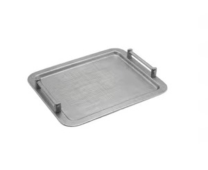 Plateau rectangulaire en acier inoxydable avec finition bronze et poignées droites, idéal pour les desserts – Fournisseur direct usine - Product Image 6