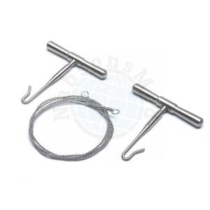 เครื่องมือผ่าตัดตัดกระดูก NABSONS MED Gigli Saw Wire สแตนเลสสตีล สำหรับงานนิติเวช ใช้งานด้วยมือ ทนทาน ใช้ซ้ำได้ ระดับ Class I - Product Image 4