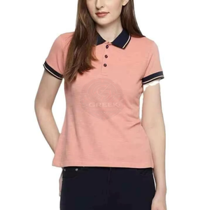 Camiseta Polo para Mujer de Uso Diario con Tela Suave al Tacto, Cuello Polo Clásico, Cierre de Botones y Corte Holgado para Trabajo, Viajes y Deportes - Product Image 5