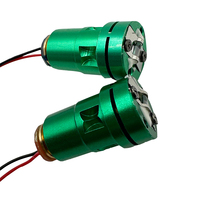 Módulo Láser Verde Industrial de 530nm 532nm, Diodo Láser de 3.7V 200~230mA con Batería de Litio y Autonivelación