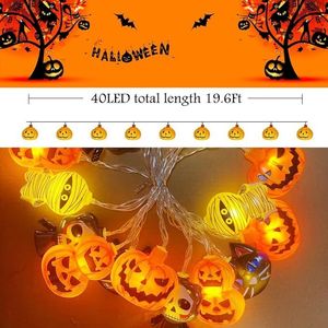 ไฟประดับ LED รูปฟักทองและผี 2 แบบ ใช้แบตเตอรี่ ของตกแต่งพรีเมียมสำหรับวันฮาโลวีน D - Product Image 4