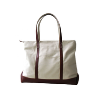 Sac fourre-tout décontracté unisexe en cuir véritable avec fermeture éclair et bouton, orné de lettres perlées, d'un foulard, de deux pompons et de paillettes, personnalisable avec logo, style mode