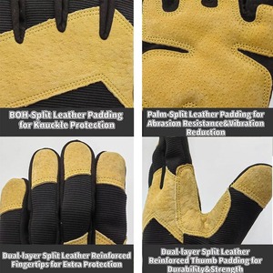 Guantes de Seguridad para Conductor, Diseño Nuevo, Color Personalizado, Transpirables, Impermeables, Protección UV, Cuero de Alta Calidad, Unisex, para Exteriores - Product Image 6