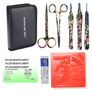 Medical Training Surgical <b>Suture</b> <b>Kit</b> Surgical Medic Instruments Tool Nurse forceps Wholesale Surgical 3D <b>Suture</b> Practice <b>Kit</b> - Product Image 1