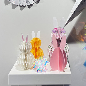 Decoraciones de fiesta de Pascua Decoraciones festivas de papel para celebraciones de Pascua - Product Image 2