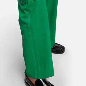 Pantalons en cuir pour femmes, dernière collection, tissu PU, décontractés, élégants, imperméables, respirants, prix de gros - Product Image 5