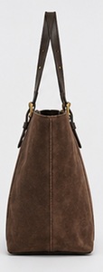 Bolso Tote de Cuero Genuino Marrón Premium para Mujer, Bolso de Hombro de Lujo, Elegante para Invierno, Primavera y Verano, Bolso de Trabajo con Cierre Magnético - Product Image 3