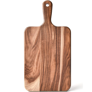Planche à découper rectangulaire en bois d'acacia personnalisée, épaisseur 1,5 cm, compatible lave-vaisselle, ustensile de cuisine populaire - Product Image 2