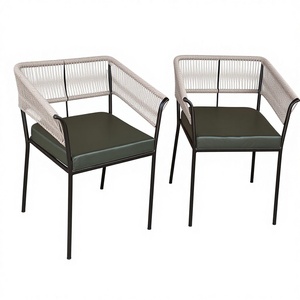 Industrial-Grade Indian Iron Designer Resort Outdoor Chair - Product Image 1