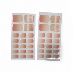 Pegatinas de Gel Magnéticas Semicuradas para Uñas, Resistentes al Agua, Origen Coreano, Tiras de Gel Suave de Larga Duración, Pegatinas de Gel Solar sin Lámpara - Product Image 3