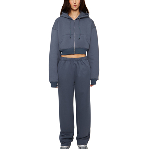 Conjunto Deportivo de Dos Piezas para Mujer, Sudadera Holgada con Capucha y Pantalones Largos, Ropa Deportiva Informal, Marca Privada OEM - Product Image 3