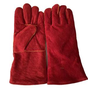 Gants de travail en cuir à double paume pour la soudure - Product Image 1
