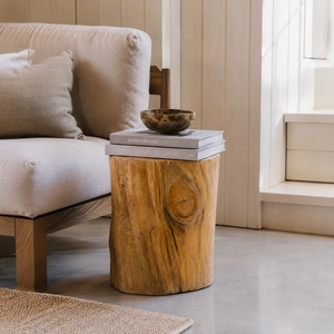 ARTERRA Luxury Handmade Teak Wood <b>Stool</b> Ottoman for Hotel Villa Apartment Warehouse - Product Image 3
