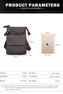 Sac messager en cuir imperméable facile à transporter, sac messager en cuir écologique, nouvelle mode tendance, sacs messager en cuir de haute qualité pour femmes - Product Image 2