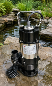 Pompe submersible monophasée SS Samson V450 pour eaux usées, sortie 1-1/2 pouce, en acier inoxydable, pour traitement des eaux usées - Product Image 2