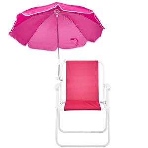 Sedia da Spiaggia Pieghevole Leggera e Portatile con Ombrello per Adulti, Capacità 120 kg, in Tessuto Oxford per Viaggi, Picnic e Concerti - Product Image 2