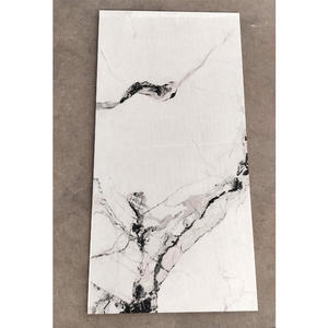 Azulejos de Porcelana Blanco Perla Brillante de Lujo de 60x120cm, Azulejos de Gran Formato para Paredes y Pisos Interiores con Acabado Pulido y Esmaltado - Product Image 5