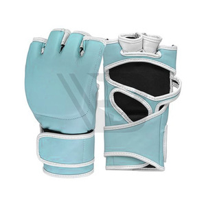 New Wholesale Premium Design High Quality Leather MMA Gloves for Training Customized Outdoor Non-Slip Adjustable Wrist Strap - Product Image 1