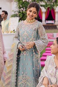 Meilleur prix, nouvelles robes pakistanaises pour femmes, broderie, robe ethnique non cousue, vente chaude, prix bas, tenue de soirée en vente - Product Image 5
