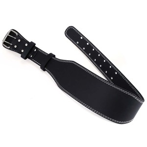 Professional Leather 13mm Thick Non-Slip Unisex Weightlifting <b>Belt</b> with Buckle for Sports Training - Product Image 6