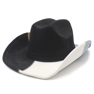 Sombrero Fedora Vaquero de Fieltro de Gamuza de Alta Calidad con Ala Ancha, Estilo Western Outback, Protección Solar, para Rodeo y Rancho, Ajustable y a la Moda - Product Image 6
