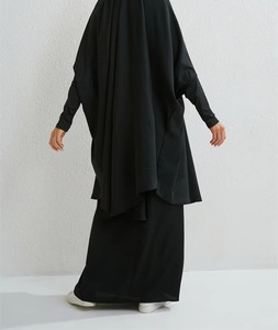 Nueva Abaya Musulmana para Mujer, Modelo 2026, Vestido Tipo Túnica, Moda Primavera-Otoño, Manga Larga con Volantes, Estilo Medio Oriente, para Venta al Por Mayor - Product Image 6