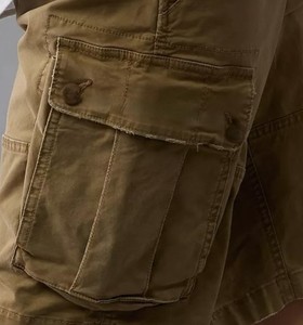 Pantalones Cortos Cargo Urban Explorer para Hombre, Logotipo Personalizado, 100% Algodón, Sólidos, Transpirables, Ecológicos, con Múltiples Bolsillos, Estilo Urbano - Product Image 3