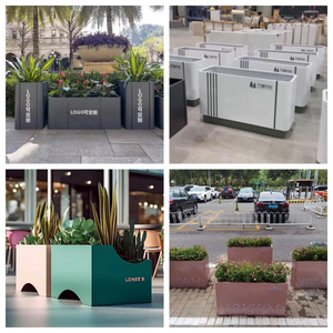 Macetas Altas de Metal para Plantas de Interior, Macetas Grandes para Jardín, Macetas Modernas para el Hogar, Macetas para Plantas de Exterior - Product Image 2