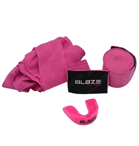 Vendas de boxeo de algodón y protector bucal para boxeo y deportes de contacto, set de protección dental. - Product Image 3