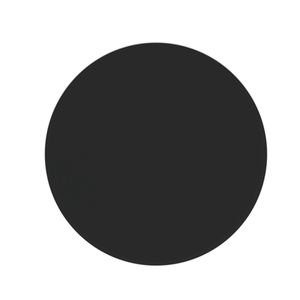 Piano del Tavolo Rotondo in Vetro Nero da 24 Pollici, Spessore 2/5 Pollici, Bordo Smussato Lucidato, per Tavolini da Caffè (Vecchio SKU W1265118640) - Product Image 1