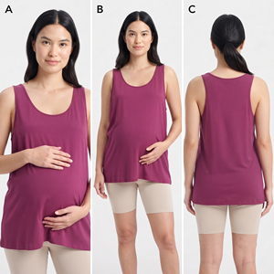 Camiseta de Maternidad Básica con Cuello Redondo, Ropa de Maternidad para Mujer, Top Sexy sin Mangas, Camiseta sin Mangas para Mujer - Product Image 4