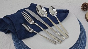 Excelente juego de cubiertos metálicos para cafeterías, hoteles y servicios de banquetes. Curvas suaves que mejoran el atractivo visual. - Product Image 4