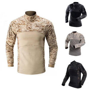 Men's <b>Camouflage</b> Long Sleeve Tactical <b>Shirt</b> Breathable Outdoor <b>Camouflage</b> Woven Polyester Unisex Long-Sleeved Tactical <b>Shirt</b> - Product Image 1
