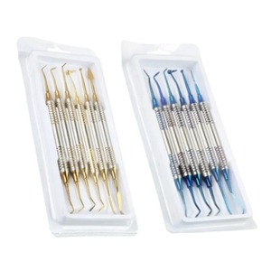 Juego de Instrumentos Quirúrgicos BAFA/6 Piezas, Espátula Profesional para Relleno de Resina Compuesta de Laboratorio, Cabeza Recubierta de Titanio, Ergonómica y Estética - Product Image 2