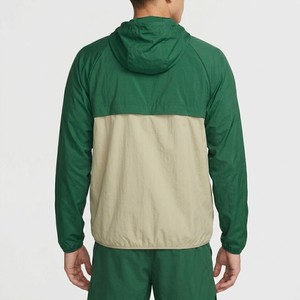 <b>Mens</b> Elite Hooded Windbreaker <b>Jacket</b> Lightweight Zip Front Outdoor <b>Running</b> Sportswear Modern Color Contrast Athletic Street Fash - Product Image 2