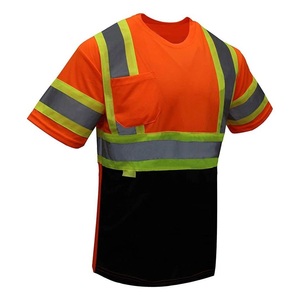 เสื้อยืดสะท้อนแสง ANSI Class 1 สำหรับงานอุตสาหกรรม ผู้ชาย ทรงโอเวอร์ไซส์ แห้งเร็ว - Product Image 2