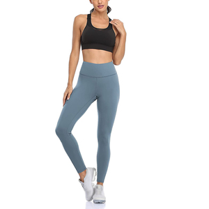 Women's DSAA High Waist Drawstring Yoga Leggings MODAL Material No Camel <b>Toe</b> Peach Butt Lifting Tummy Control Bare Feel Fitness - Product Image 1