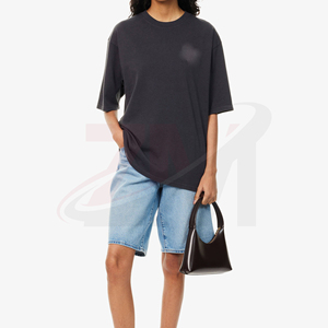Shorts en jean pour femmes, design personnalisé, qualité supérieure, style décontracté, shorts en jean pour femmes, style délavé - Product Image 2