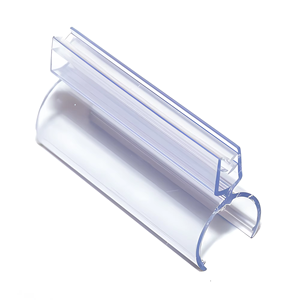 Hot Sales Marketing <b>Clear</b> Plastic PVC Advertising Price Tag Sign Holder Supergrip Sign Holders with Bottom Adhesive - Product Image 6