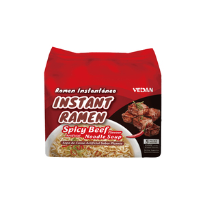 Nouilles chinoises VEDAN INSTANT RAMEN - saveur de bœuf épicé artificiel - Product Image 3