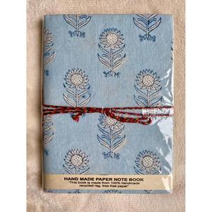 Carnet à couverture rigide en tissu imprimé floral fait main avec reliure cousue à la main, 50 feuilles, idéal pour un cadeau - Product Image 6