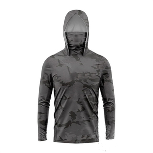 Sweat-shirts de pêche à manches longues pour hommes, personnalisés, imperméables, imprimés par sublimation, respirants, à séchage rapide, avec protection UV, grandes tailles - Product Image 6