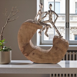 Aluminium Treble Clef Heart Sculpture Handmade Modern Art Decor Eco-Friendly Durable Home Office Tabletop Display - Product Image 5