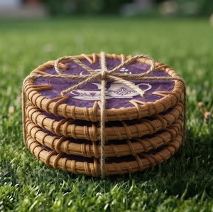 Posavasos Redondo Impreso con Diseño de Velero Náutico, Tapete Antideslizante para Mesa de Hogar u Oficina - Product Image 6