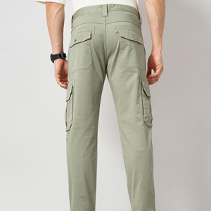 Ideal para senderismo, camping o viajes, pantalones cargo de estilo táctico para hombre, tela lavada para un look clásico, pantalones cargo para hombre. - Product Image 3