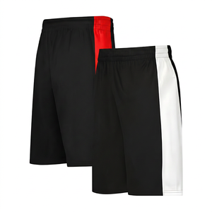 Shorts de bain pour homme 100% polyester tissé, séchage rapide, taille mi-haute élastique, style sportif, avec design coloré - Product Image 3