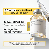 Ampoules réparatrices intensives au collagène et aux peptides de soie avec peptide de cuivre pour sérum facial hydratant anti-âge 40 ml